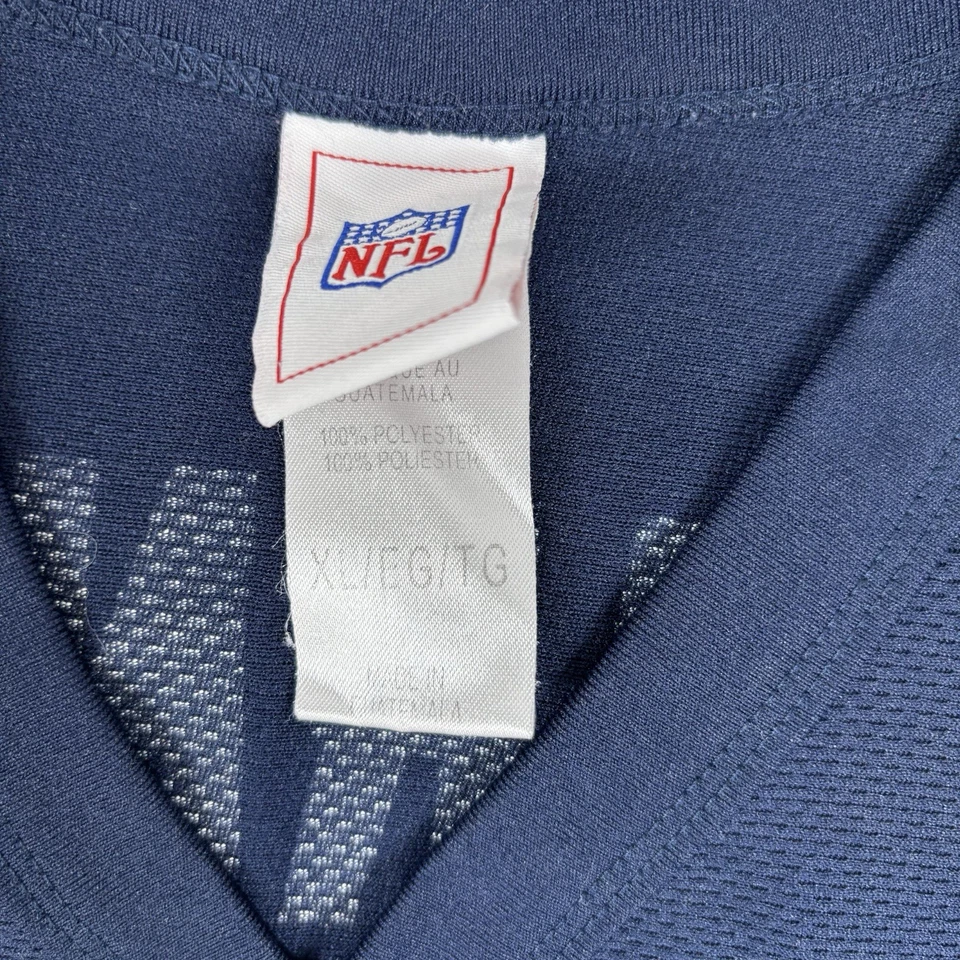 Kurt Warner St Louis Rams On Field XL NFL Football Jersey Blue Reebok Nice - Image 2 of 4