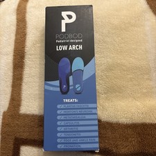   Podiatrist Designed Low Arch Insoles. Women Size 9.5-10 Men Size 8-8.5. New