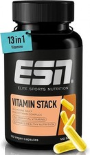 ESN Vitamin Stack, Multivitamin, 120 Capsules, Multivitamin
