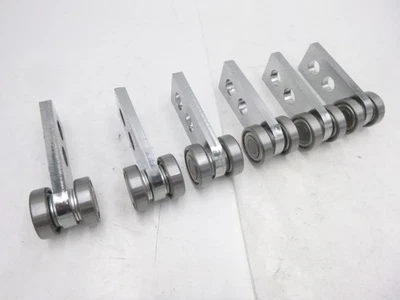 FEOTVO 6 Pack 2 Wheel Trolley Rollers for 1-5/8" Wide & 1-5/8" Taller Strut Channel