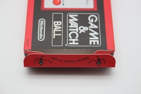 Nintendo Game & Watch Ball With Box and Manual Club Nintendo Limited Near Mint