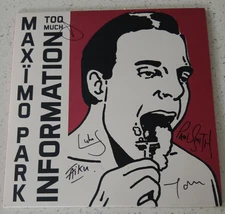 Maximo Park LP SIGNED  Too Much Information
