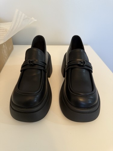 ALGF Woman’s Platform Loafers Black Size 8 - Fits Like A Size 7 “New Open Box” - Picture 3 of 18
