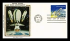 Dr Jim Stamps Space Achievements 18c Benefiting Manking Colorano Silk Cachet FDC