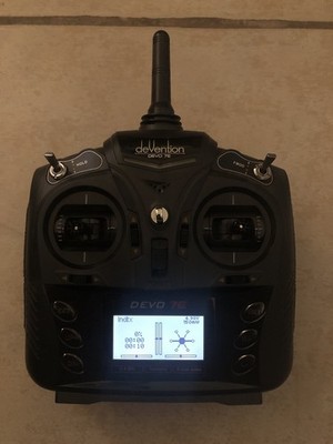 deVention DEVO 7E 2.4G Radio Control Transmitter For RC Airplane