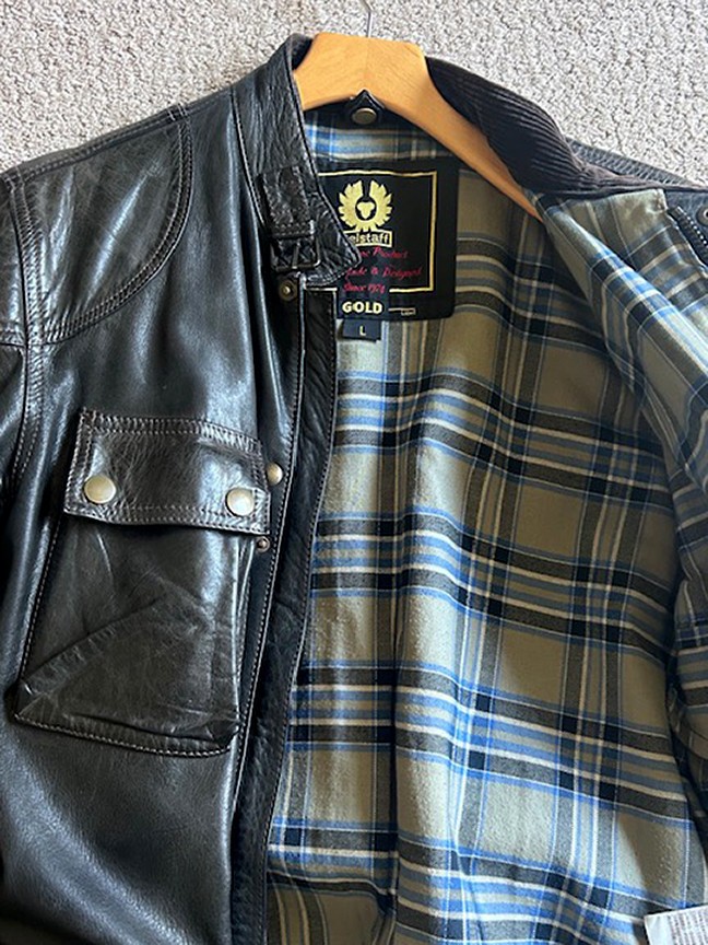 Belstaff Panther Leather Jacket 1966 Black Motorcycle… - Gem