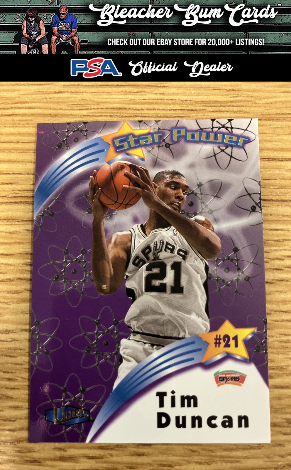 1997-98 Ultra 18 SP Tim Duncan Star Power