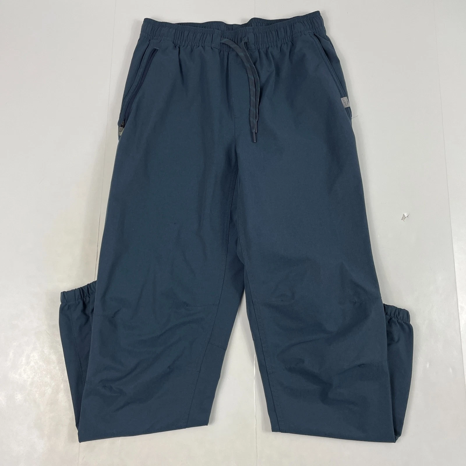 LL Bean Pants Mens Small 28 x 29 Blue Multisport Fishing Hiking Climbing Stretch
