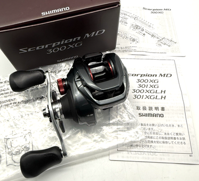 リール 24SHIMANO Scorpion MD 300XG LH SHIMANO SCORPION MD 300XG 2021 Baitcasting Reel Japan Model