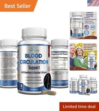 Blood Circulation Supplement - with Hawthorn, Butchers Broom, Horse Chestnut,...