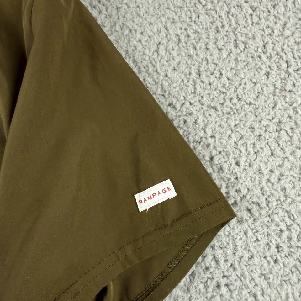 Blusa Médica Rampage para Mujer Manga Corta Cuello en V Verde Talla L Foto 4 de 4