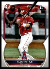 Alberto Rios 2023 Bowman Draft #BD168 Los Angeles Angels 28515 Baseball Card
