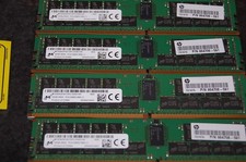 Micron 128GB (4X32GB 2RX4) DDR4 2666MHz ECC Registered Server Memory Ram RDIMM