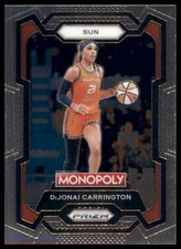 2024 Prizm WNBA Monopoly DiJonai Carrington #17 Connecticut Sun Basketball Card