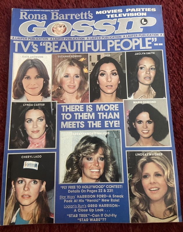 RONA BARRETT'S GOSSIP: TV's Beautiful People / November 1977