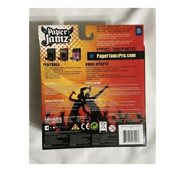 Paper Jamz Microphone & Effects Amp black WowWee Pro Series  - Image 3 of 4