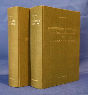 Storch, Essay aus venezianischer Bibliographie + Soranzo, zusätzlich und ... 2 Bände