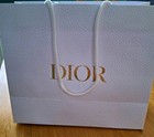 Dior White Solid Paper Gift Bag with Rope Handles, All Occasions