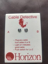 Rapco Horizon Kabeldetektiv Kabeltester für XLR, RCA und 1/4" Buchsen Li