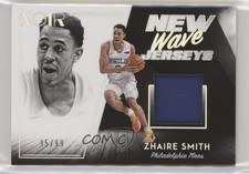 2018-19 Panini Noir New Wave Jerseys 95/99 Zhaire Smith #NW-ZSM 1u6