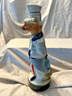 jim beam collectible decanters Uncle Sam Fox EMPTY — photo 2