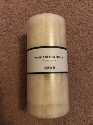 Brand new Hudson 43 Vanilla Bean And Sugar Scented Pillar 2.75x6''(Jo-Ann Stores)