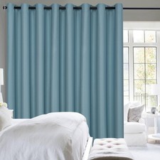 Room Divider Blackout Curtains,Extra Wide 100 x 84 Inches Energy Smart Noise ...