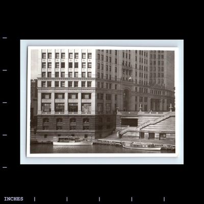 #ad #ad Old Vintage Photo NATIONAL BANK BUILDING ALONG WATER $6.00