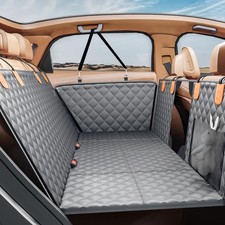 PETICON Back Seat Extender for Dogs, Hard Bottom Dog Car Seat Cover Supports...