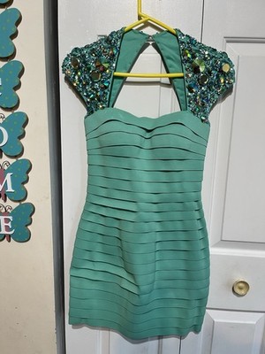Sherri Hill Bandage Dress -  Green Cocktail Dress 2