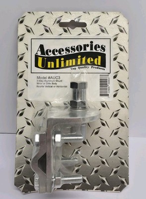 Accessories Unlimited AUC3 3-Way Aluminum Mirror Mount