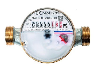 Wasserzähler 110mm ECO TWO-in-ONE Q3=2,5 (QN 1,5) 3/4''