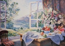WILD FLOWERS AND SUMMER WINE - Print after Stephen Darbishire