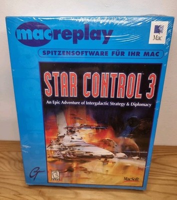STAR CONTROL 3 macreplay Mac OS Spiel CD-Rom