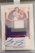 2023-24 Panini National Treasures - Rookie Patch Autographs Colby Jones #104...