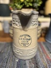 Red Wing Pottery Cherry Band Pitcher 8.5" Sheboygan Wis.