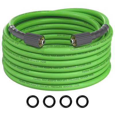 #ad #ad Pressure Washer Hose 25FT with M22 14 15 Fittings 1 4 Inch Kink Resistant Re... $25.05