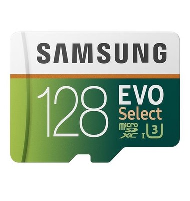 SAMSUNG (MB-ME128GA/AM) 128GB 100MB/s (U3) MicroSDXC EVO With Adaptor