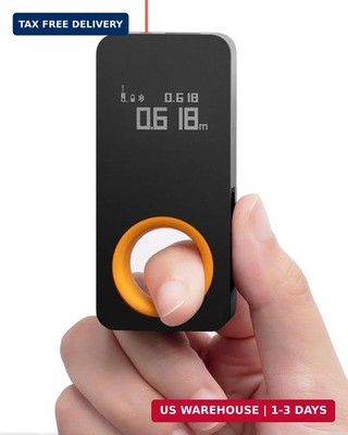 HOTO Laser Measuring Tool, Fathers Day Dad Gifts, Pocket-Size 98Ft Laser Tape Me
