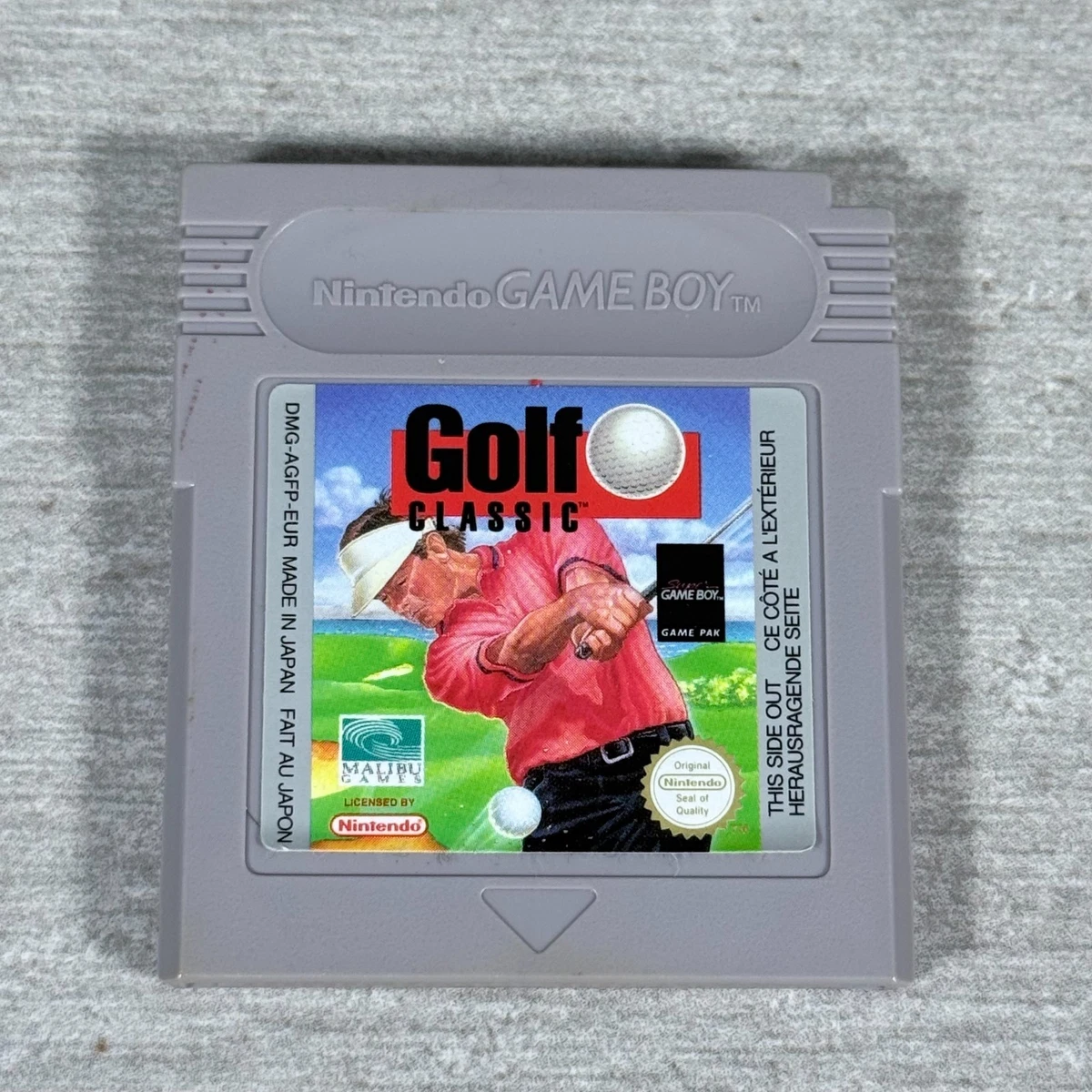 Juego Golf Clásico Nintendo Game Boy Color Advance - Carro Solo Deportes Genuinos