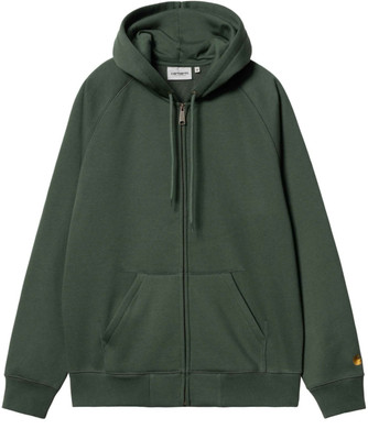 Carhartt WIPP Hooded Full Zip Chase Jacket, Sycamore Green/Gold, Gr. M UVP 95£