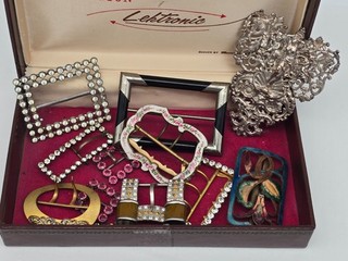 Collection of Antique & Vintage Shoe and Belt Buckles