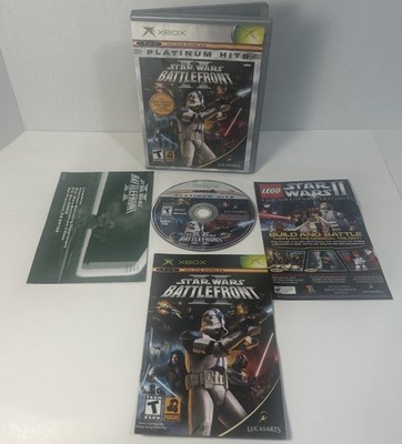 Star Wars Battlefront Platinum Hits (Xbox) CIB Complete w/ Manual Tested