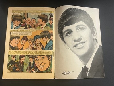The Beatles Vintage 1964 Dell Giant Comic Book Magazine NEMS