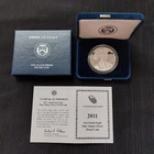 2011-W American Eagle Proof Silver Dollar 1 oz. Coin with Box & COA