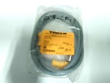 Turck WKS 8T-2-WSS 8T Right Angle Female Connector U-18379-New In Box