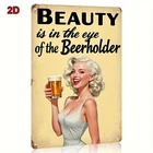 2D Flat Only 1pc 8x12 2D Iron painting2D Flat, Tin Metal Signs Vintage Metal Tin