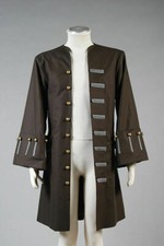 Hot Pirates Of The Caribbean Captain Jack Sparrow Coat Cosplay Costume Jacke