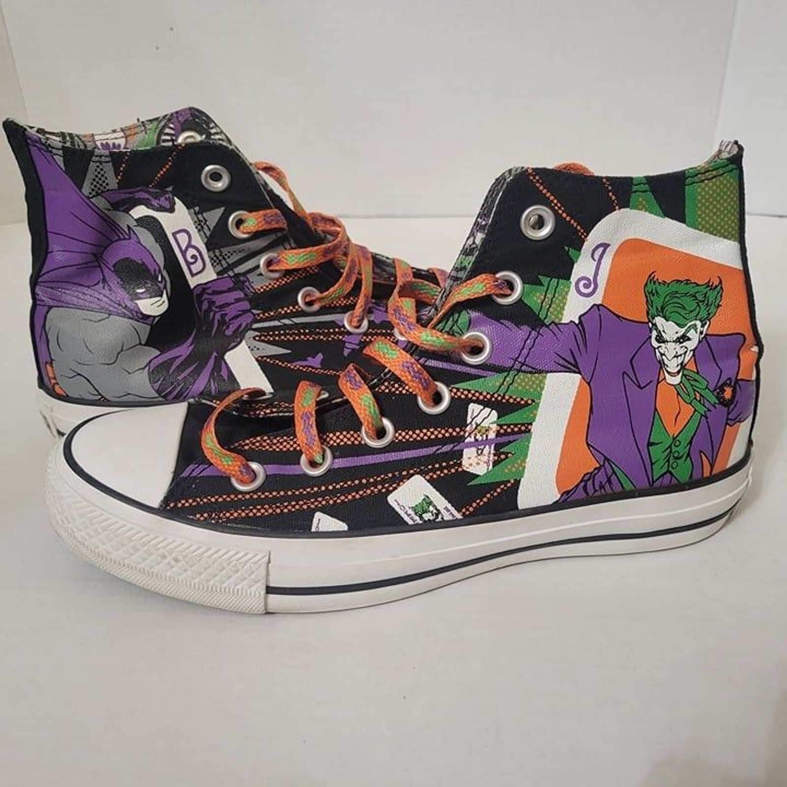 Converse BATMAN JOKER HI TOP Shoes Wild Lining Mens Womens