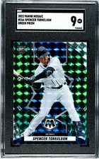 2022 Panini Mosaic Baseball Green Mosaic Prizm Spencer Torkelson RC #266 SGC 9